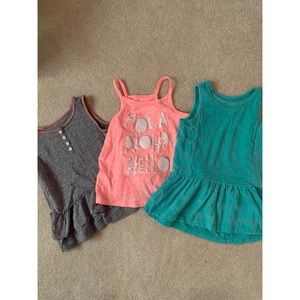 CAT&JACK Lot of three 3T Spring/Summer Tops